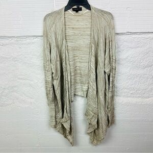 Lane Bryant Cream Open waterfall Front Cardigan size 22/24